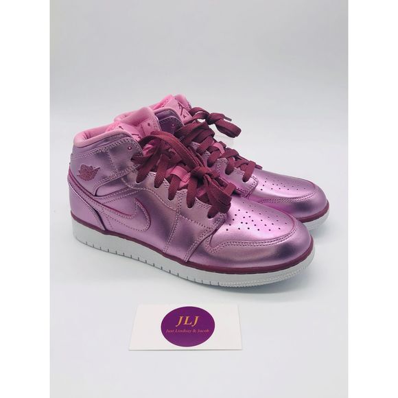 jordan 1 mid pink rise